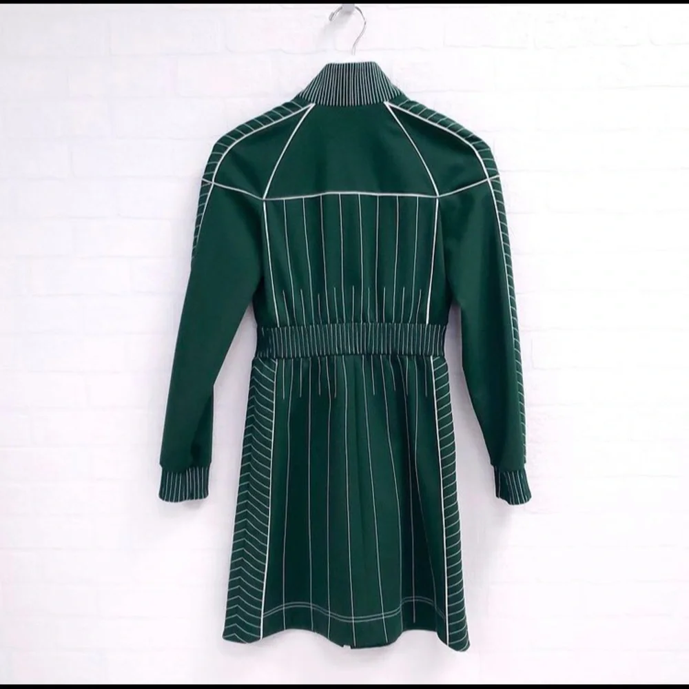 SOLD NWT Valentino Green Zipper Dress 2 - Picture 6 of 16